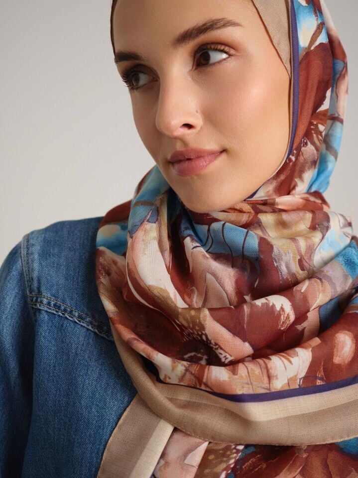 Kökbahar Koleksiyonu Bakır Nehir Tek Taraf Şal