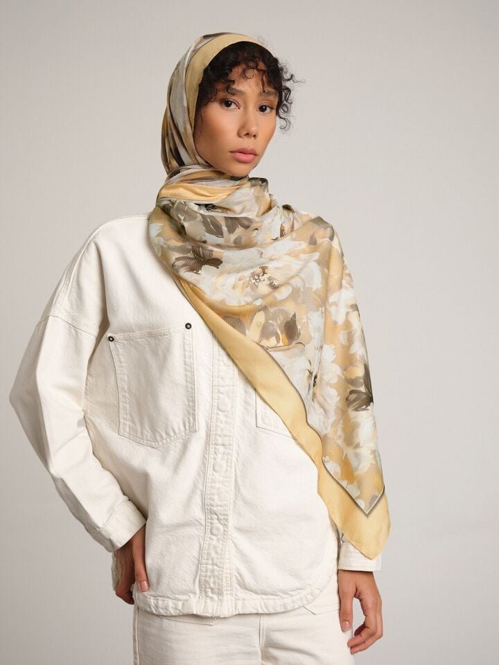 Mahperi  Koleksiyonu Altın Avlu Tek Taraf Şal