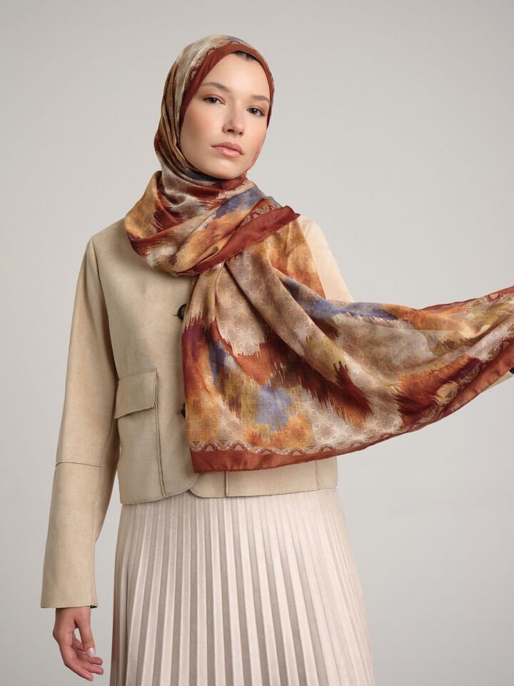 Kiremit Yürüyüşü Çift Taraf Şal