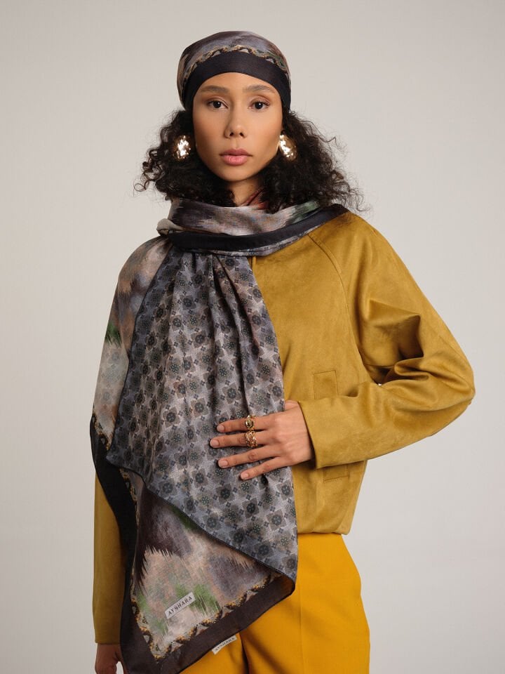 Suyolu Koleksiyonu Kül Yolu Çift Taraf Şal