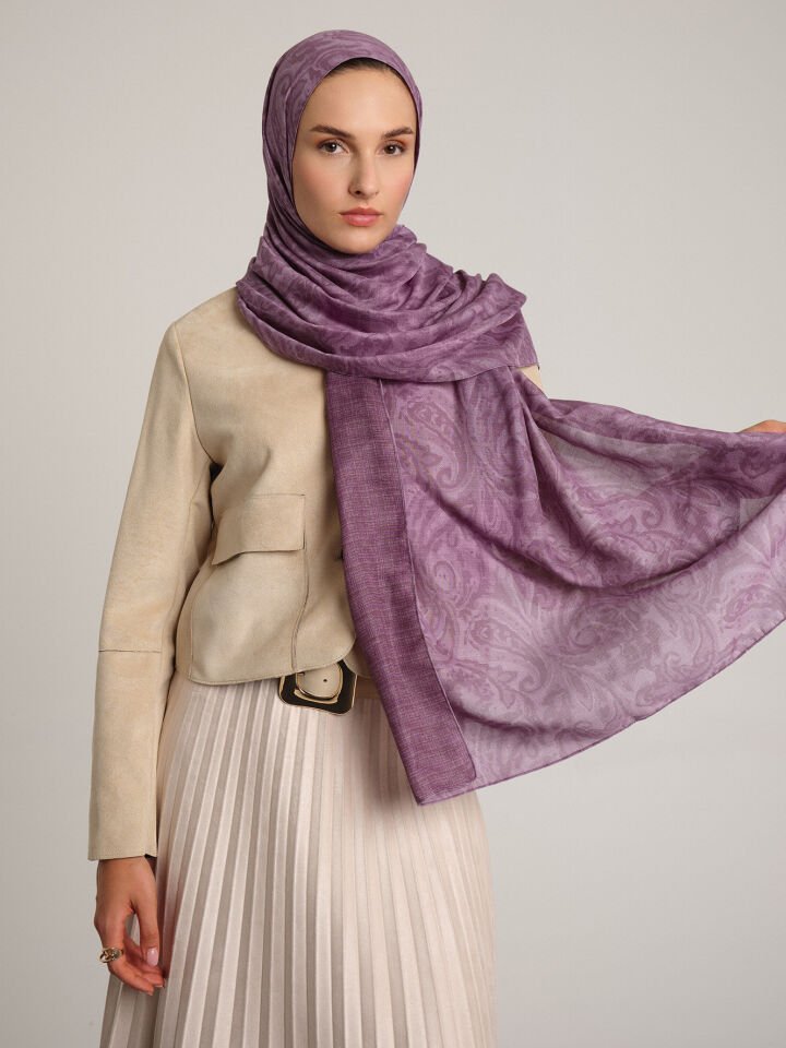 Nakkaşhâne Koleksiyonu Leylâkî İnay Çift Taraf Şal