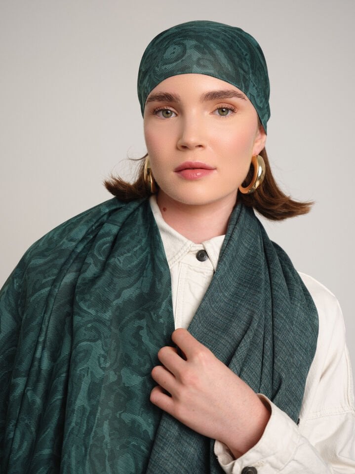 Nakkaşhâne Koleksiyonu Zümrüd Çift Taraf Şal