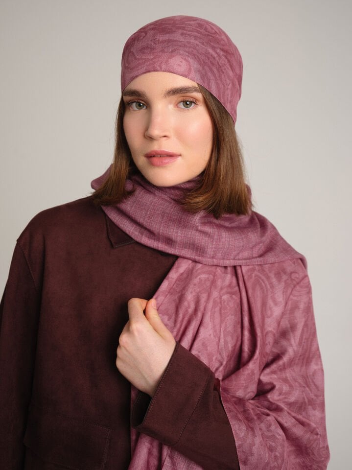 Nakkaşhâne Koleksiyonu Gülâbî Hâtem Çift Taraf Şal