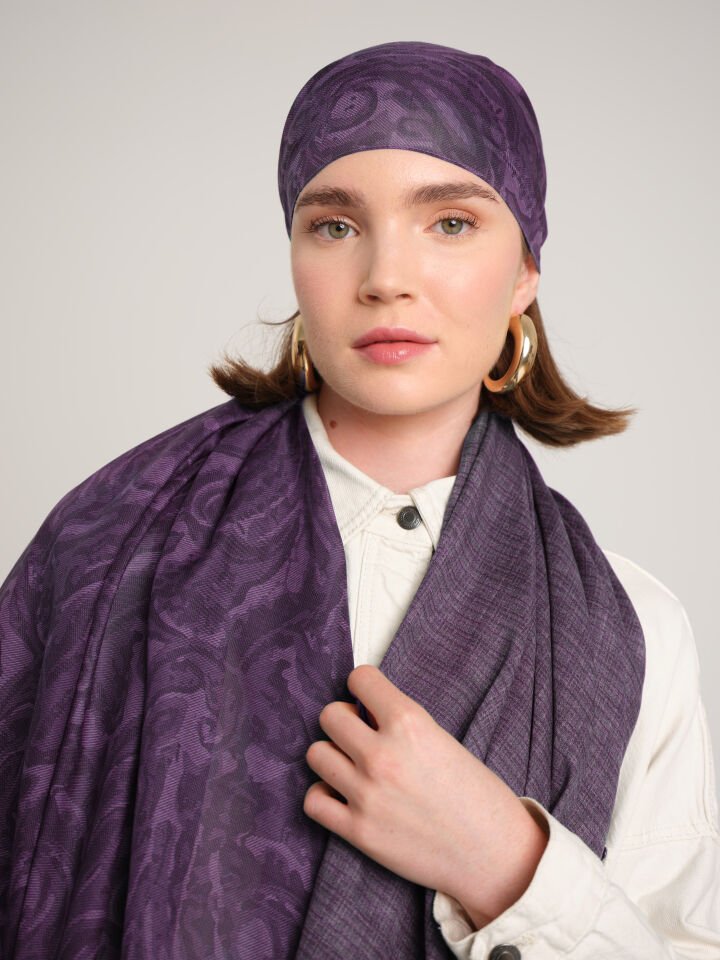 Nakkaşhâne Koleksiyonu Safir Çift Taraf Şal