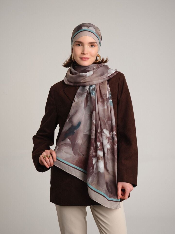 Hâle Koleksiyonu Gölge Tek Taraf Şal