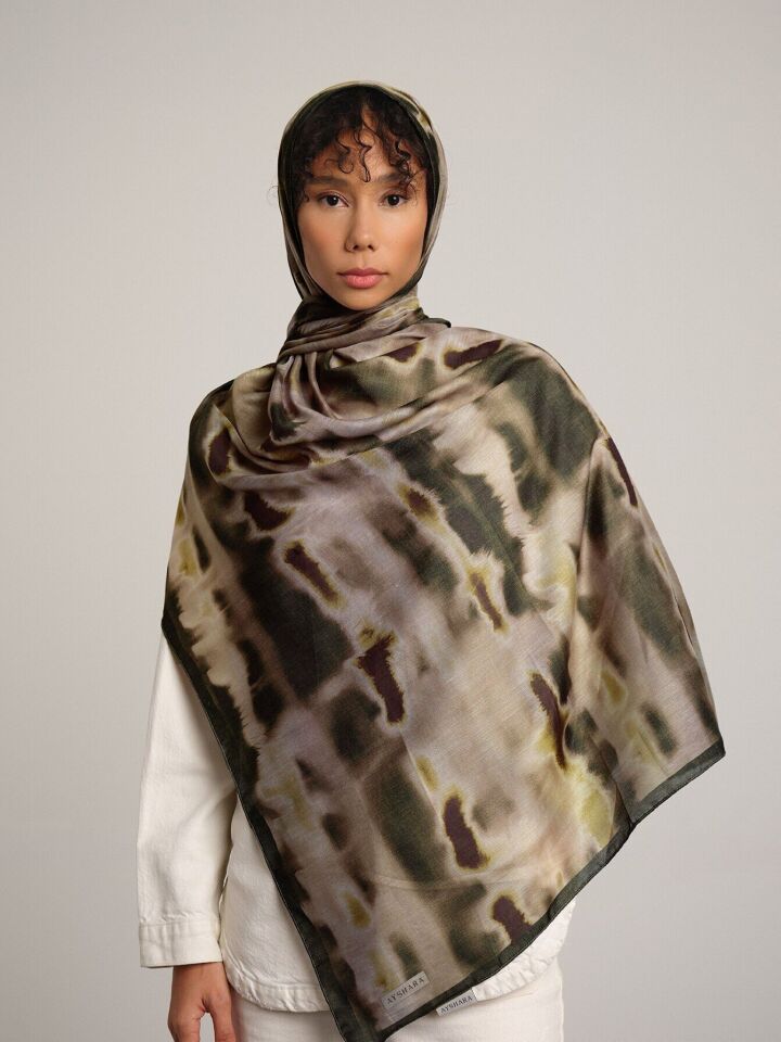 Kadim Hatlar Kolleksiyonu Çam Çift Taraf Şal