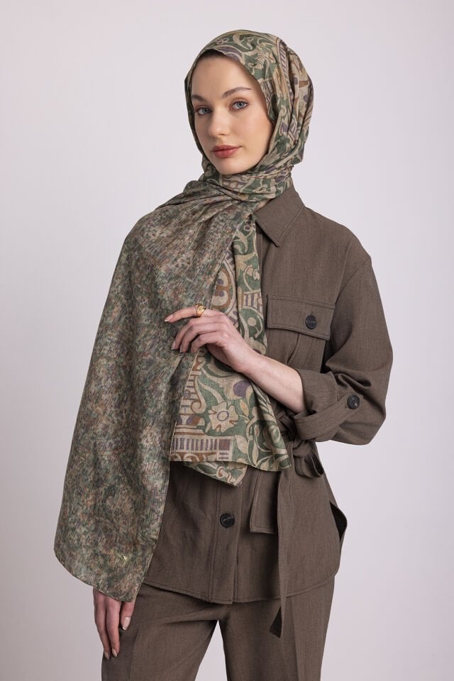 Adaçayı Koleksiyonu Adaçayı Şifası Çift Taraf Şal