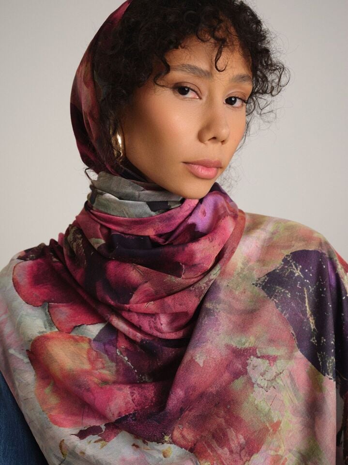 Gülce Koleksiyonu Şafak Sözü Çift Taraf Şal