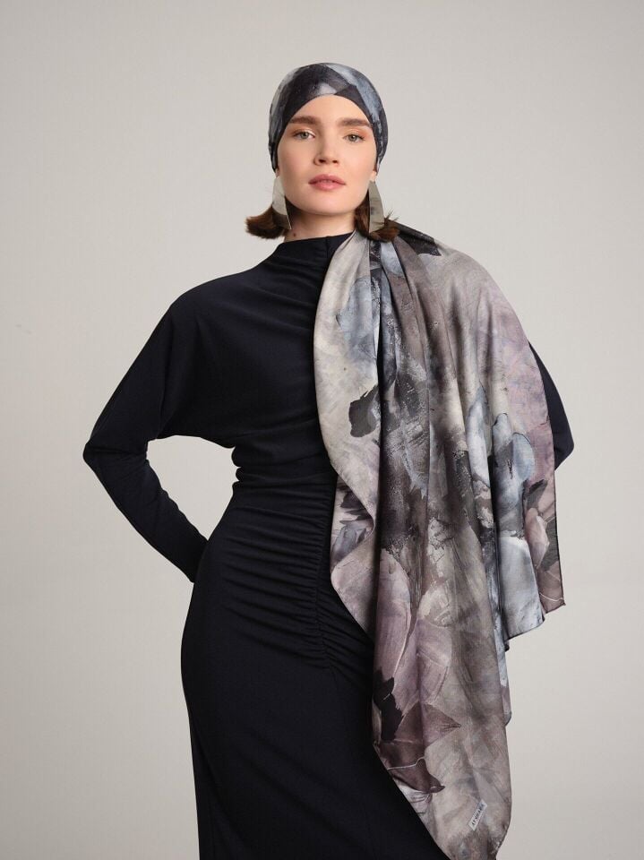 Gülce Koleksiyonu Külpembe Çift Taraf Şal