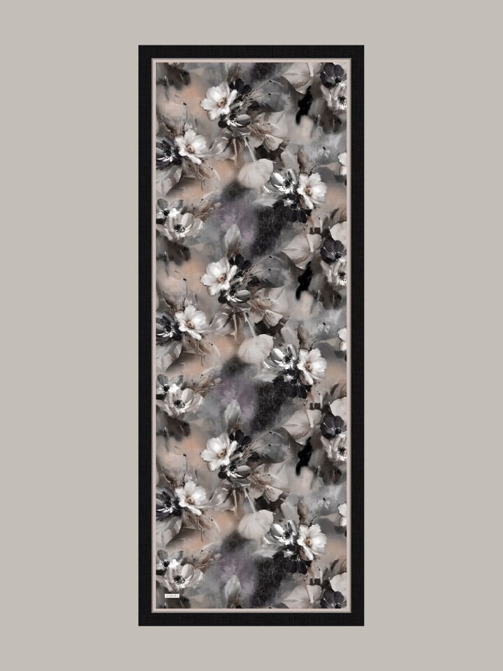 Hâle Koleksiyonu Mürekkep Tek Taraf Şal