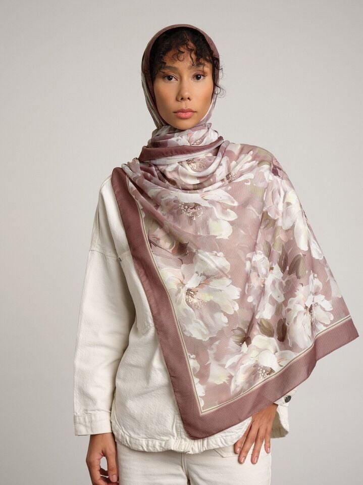 Mahperi  Koleksiyonu Pudra Oda Tek Taraf Şal