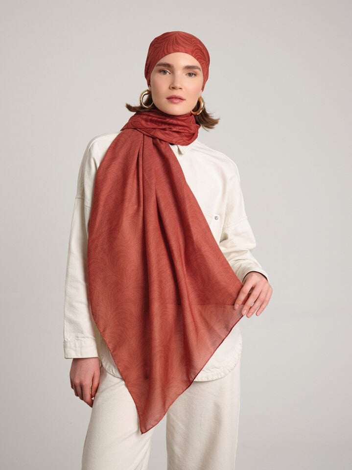 Rûmî Sema Koleksiyonu Ateşin Ritmi Çift Taraf Şal