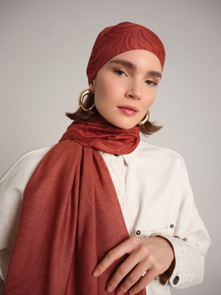 Rûmî Sema Koleksiyonu Ateşin Ritmi Çift Taraf Şal