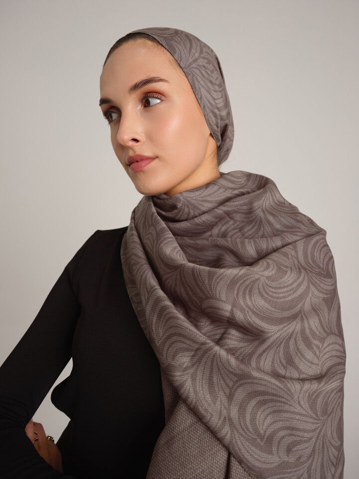 Rûmî Sema Koleksiyonu Kumral Sükût Çift Taraf Şal