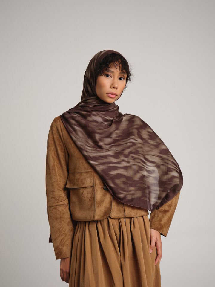 Yalaz Koleksiyonu Yağız Yalaz Çift Taraf Şal