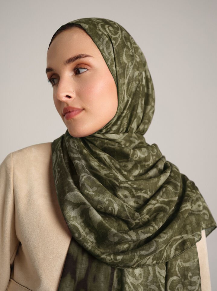 Yalaz Koleksiyonu Kekik Dumanı Çift Taraf Şal