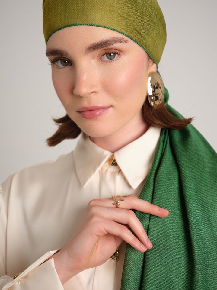 Nazenin Koleksiyonu Tılsım Çift Taraf Şal