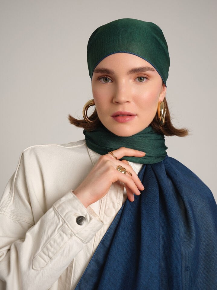 Nazenin Koleksiyonu Yakamoz Çift Taraf Şal