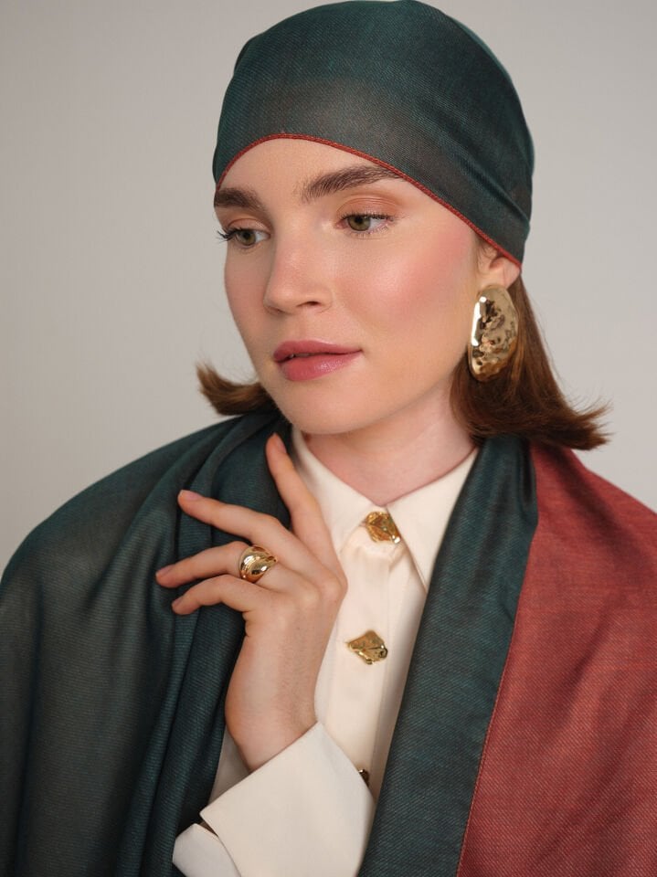 Nazenin Koleksiyonu Tan Çift Taraf Şal