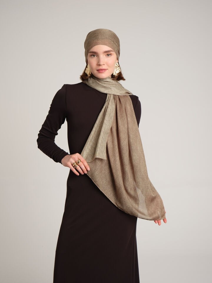 Buğu Koleksiyonu Ay Sarısı Çift Taraf Şal