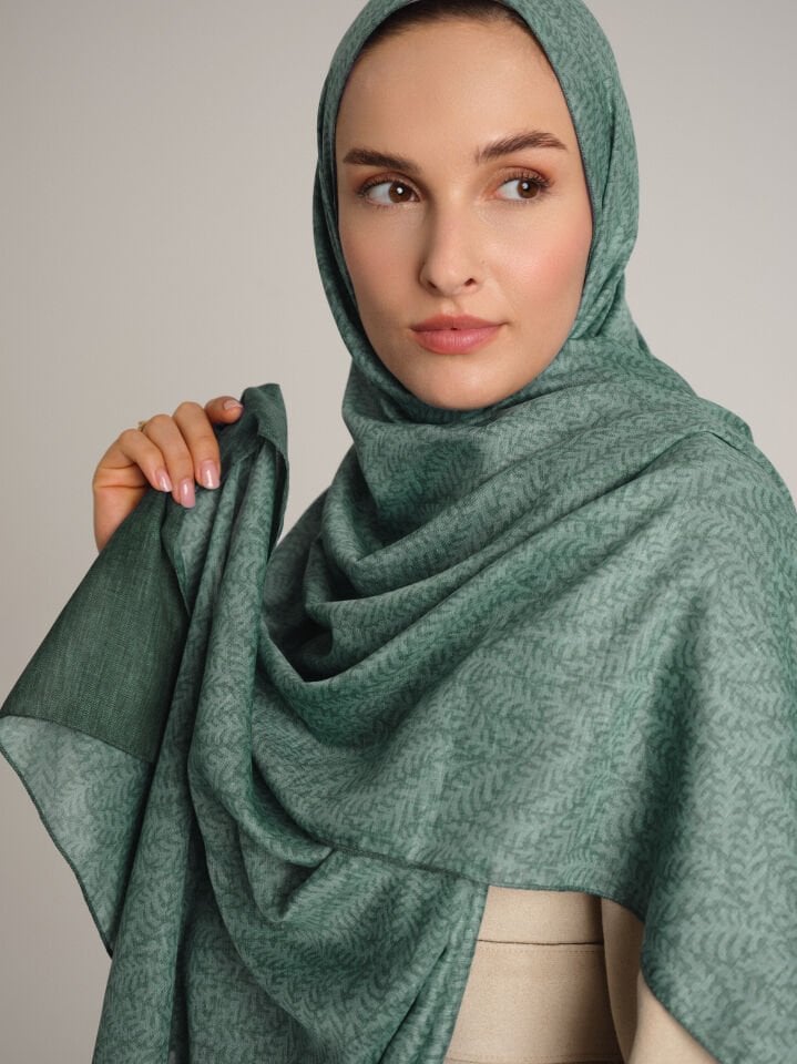 Buğu Koleksiyonu Adaçayı Çift Taraf Şal