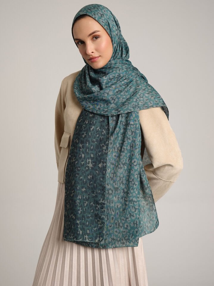 Peleng Koleksiyonu Gökçe Su Çift Taraf Şal