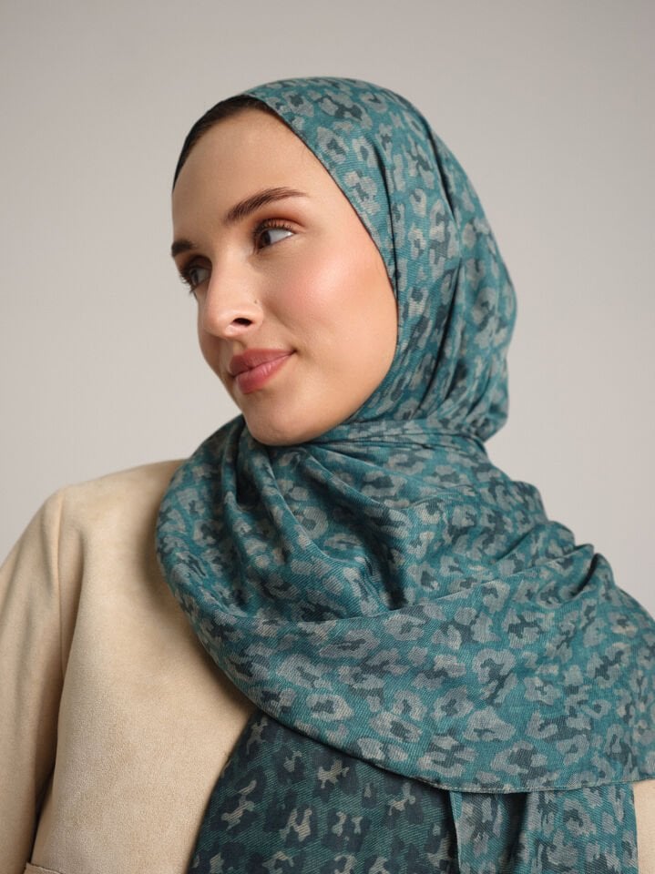 Peleng Koleksiyonu Gökçe Su Çift Taraf Şal