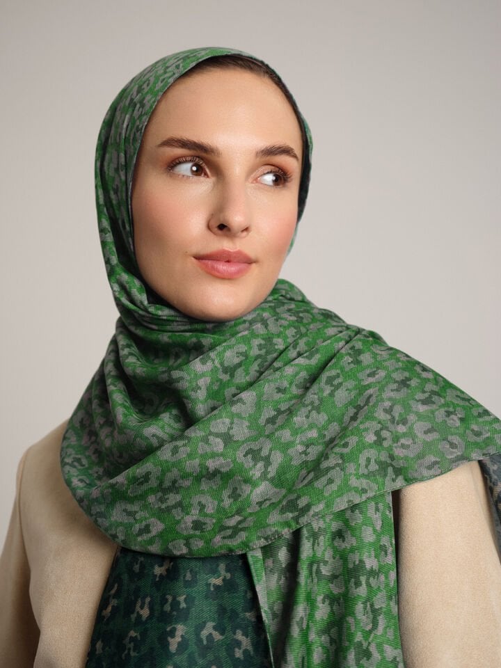 Peleng Koleksiyonu Çağla Tınısı Çift Taraf Şal