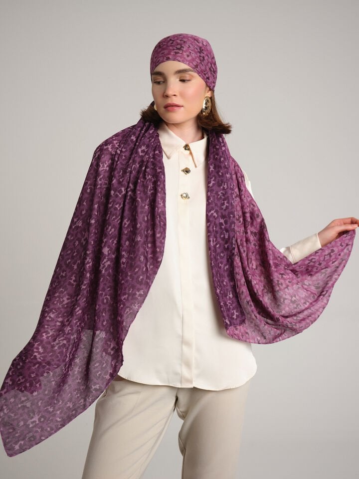 Peleng Koleksiyonu Şahgül Çift Taraf Şal