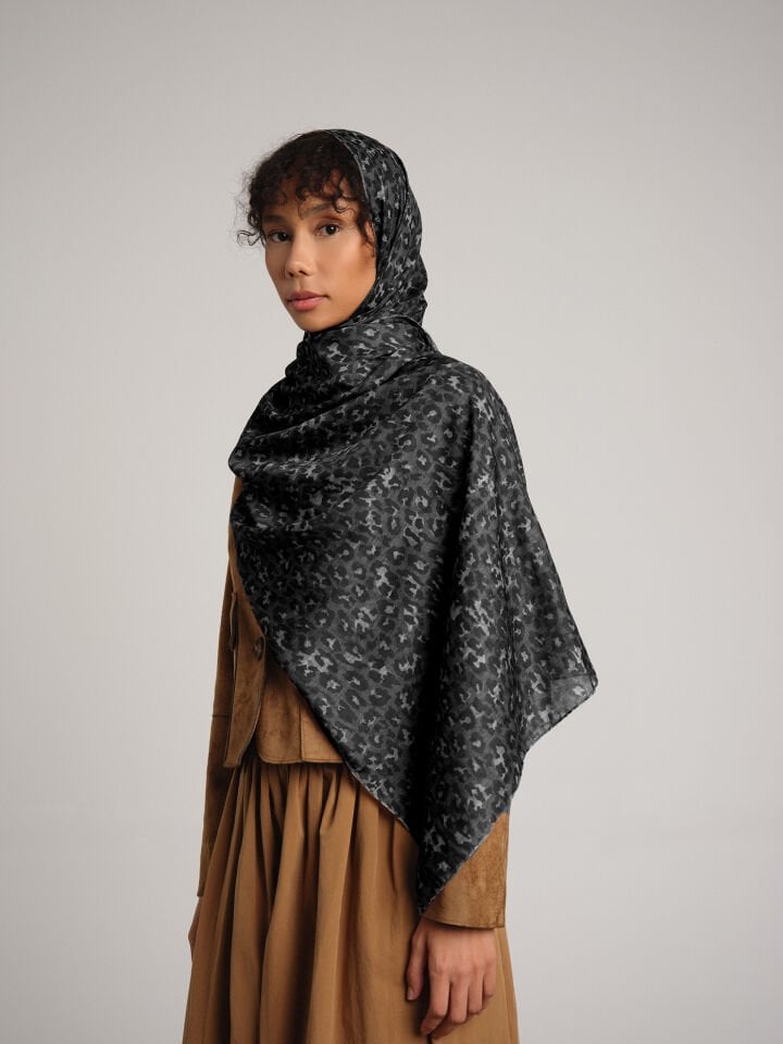 Peleng Koleksiyonu Alaca Gece Çift Taraf Şal